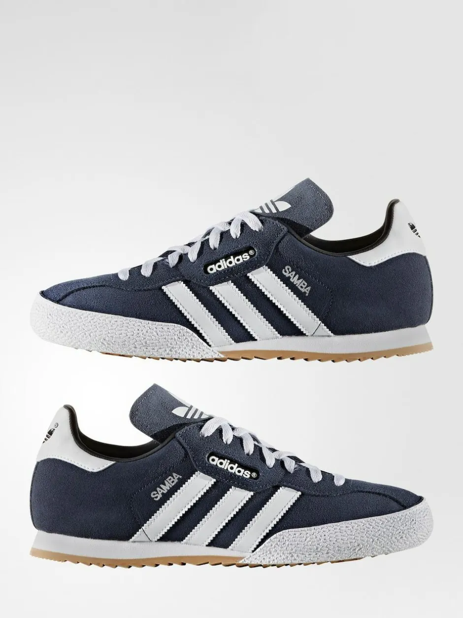 adidas originals Samba Suede Trainers Navy New