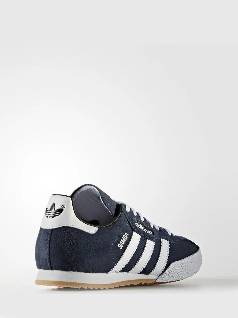 adidas originals Samba Suede Trainers Navy New