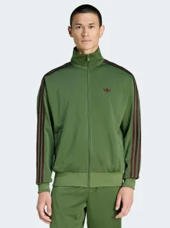adidas originals Olive Green Firebird Track Top
