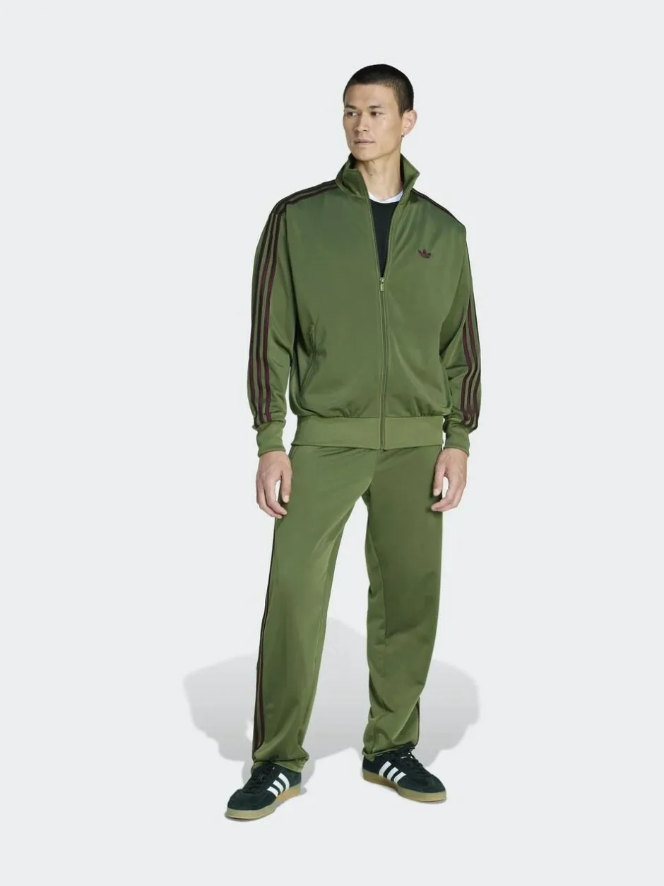 adidas originals Olive Green Firebird Track Top