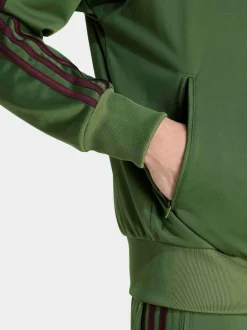 adidas originals Olive Green Firebird Track Top
