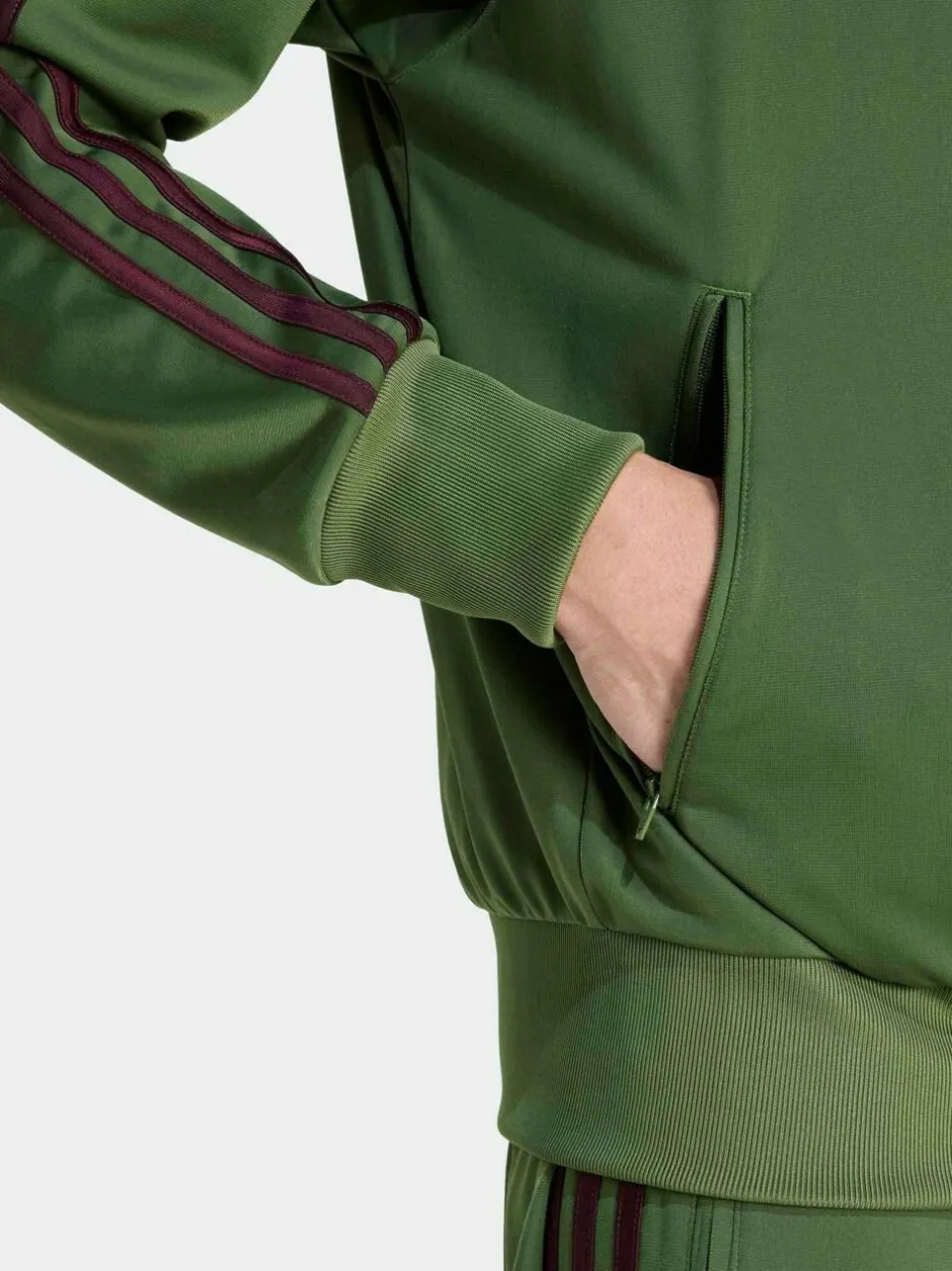 adidas originals Olive Green Firebird Track Top