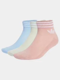 adidas originals Ankle Socks 3 Pack Pink Discount
