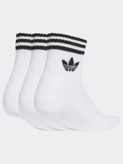 adidas originals Ankle Socks 3 Pack White Online