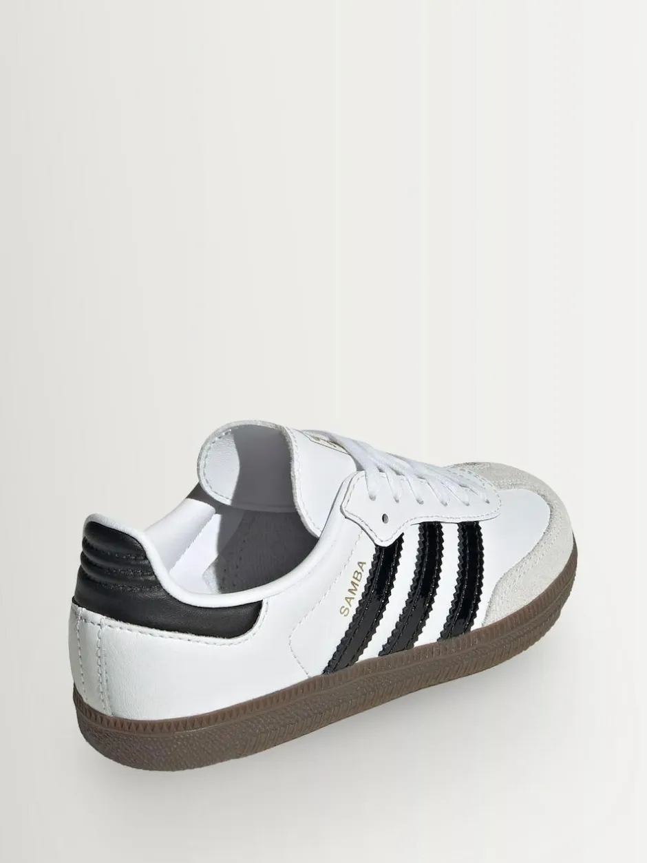 adidas originals White/Black Samba OG Kids Trainers