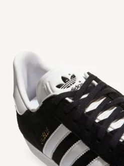 adidas originals White/Black Gazelle Trainers Sale