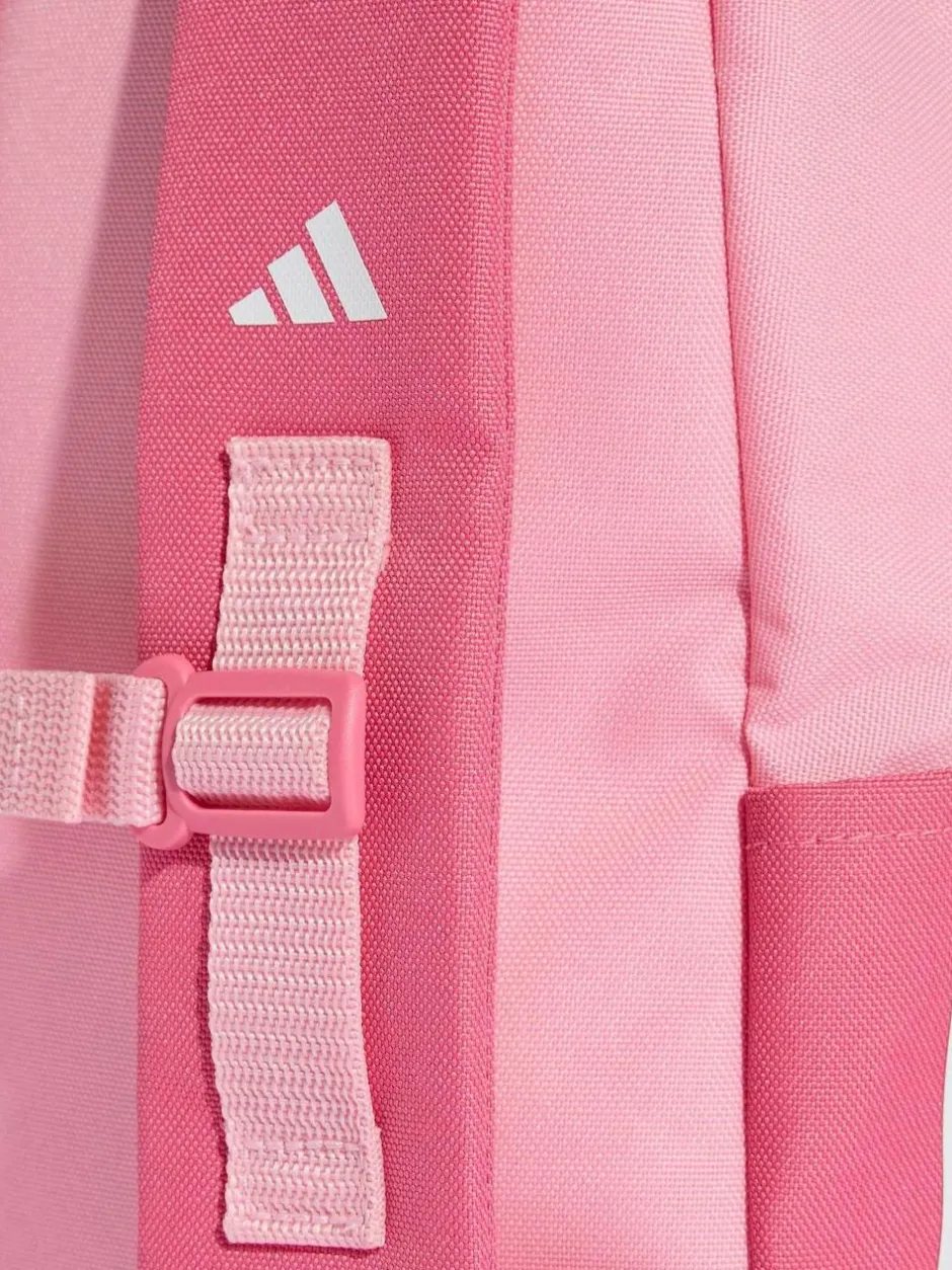 adidas Pink 3 Bar Kids Backpack Outlet