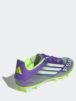 adidas Purple/White Adult F50 Club Firm/Multi Ground Boots Hot