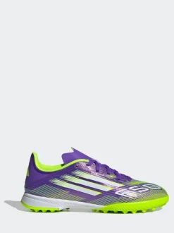 adidas Purple/White Kids F50 League Turf Boots Best