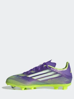 adidas Purple/White Kids F50 League Firm/Multi Ground Boots Sale