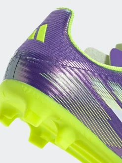 adidas Purple/White Kids F50 League Firm/Multi Ground Boots Sale