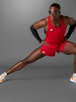 adidas Adizero Essentials Running Split Shorts Red Online