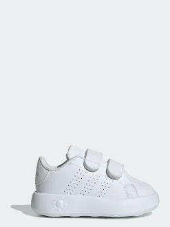 adidas White Advantage Hook and Loop Infant Trainers Sale