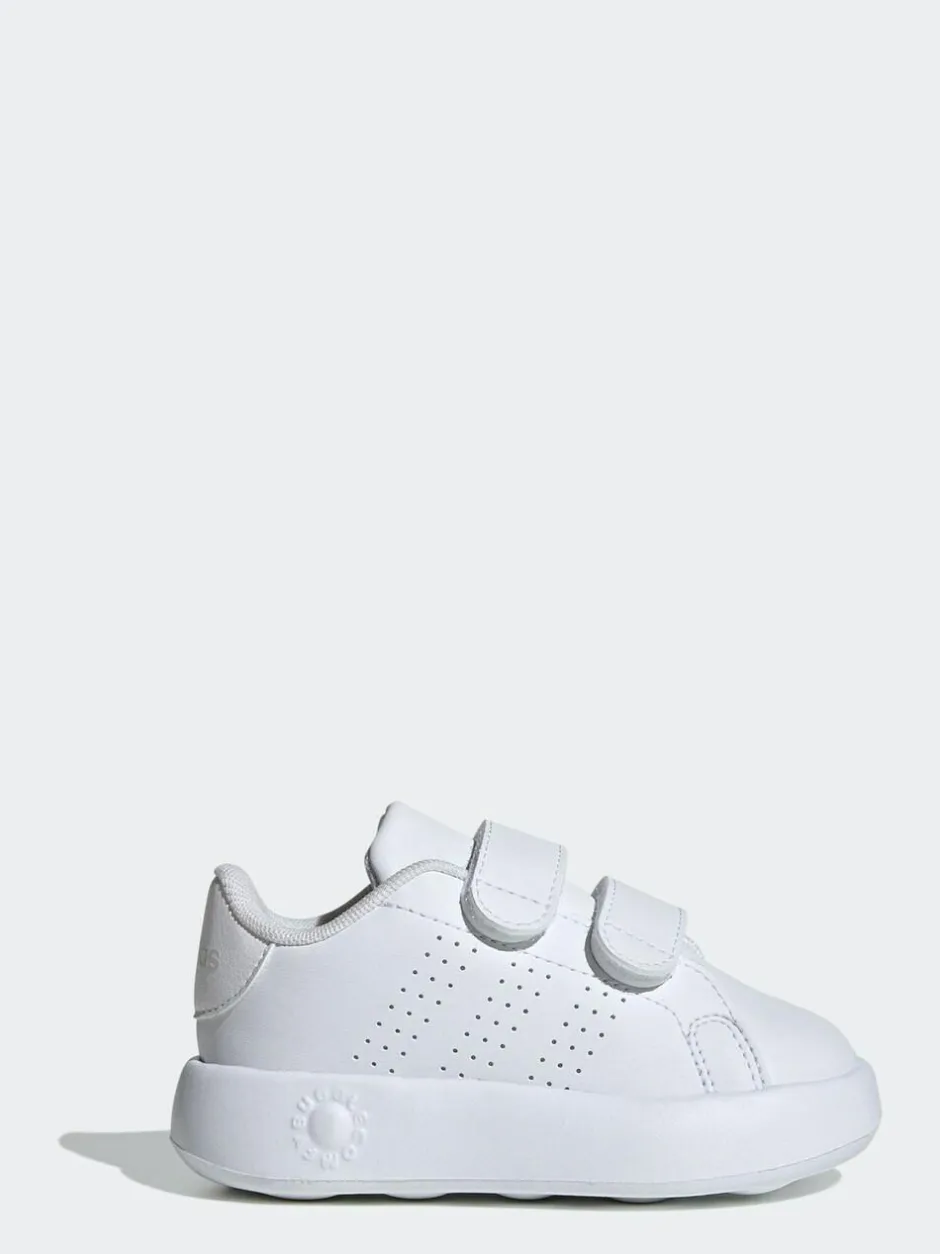 adidas White Advantage Hook and Loop Infant Trainers Sale