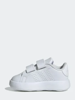adidas White Advantage Hook and Loop Infant Trainers Sale