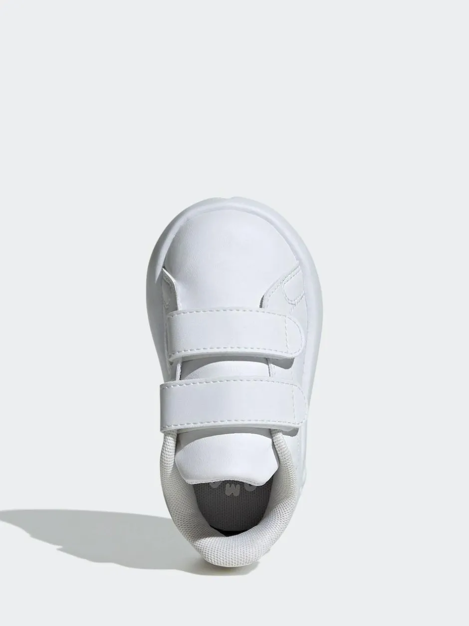 adidas White Advantage Hook and Loop Infant Trainers Sale