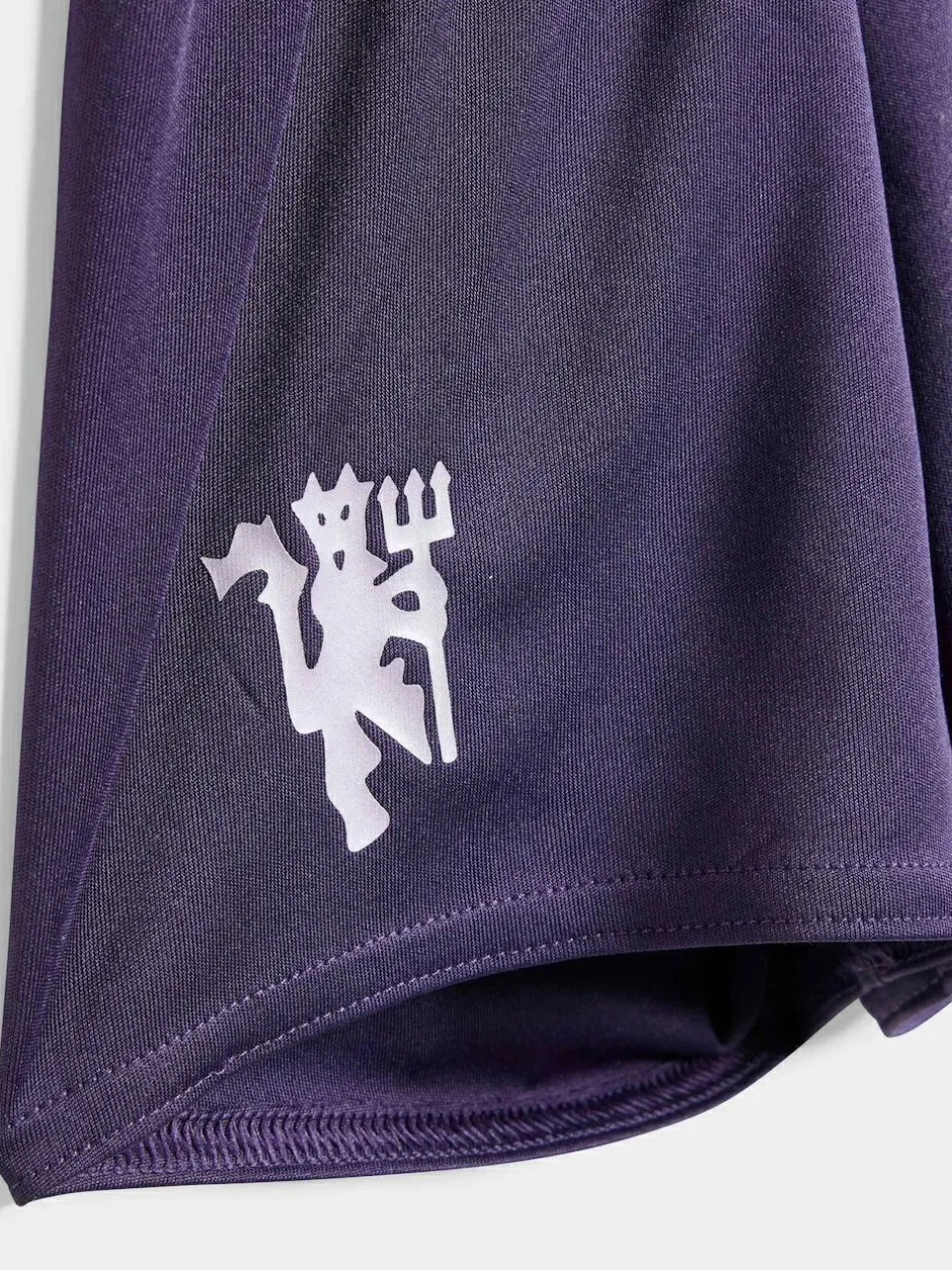 adidas White Baby Kids Manchester United 25/26 Away Kit Hot
