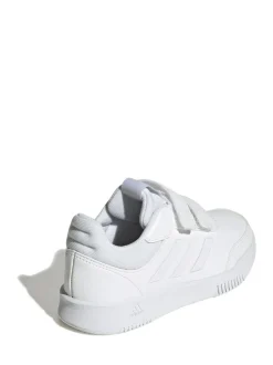adidas White Hook and Loop Tensaur Kids Trainers Hot