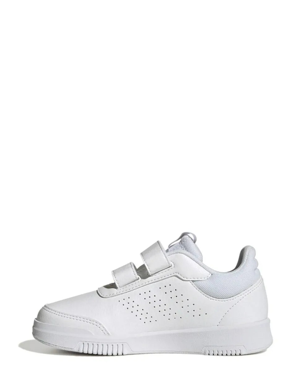 adidas White Hook and Loop Tensaur Kids Trainers Hot