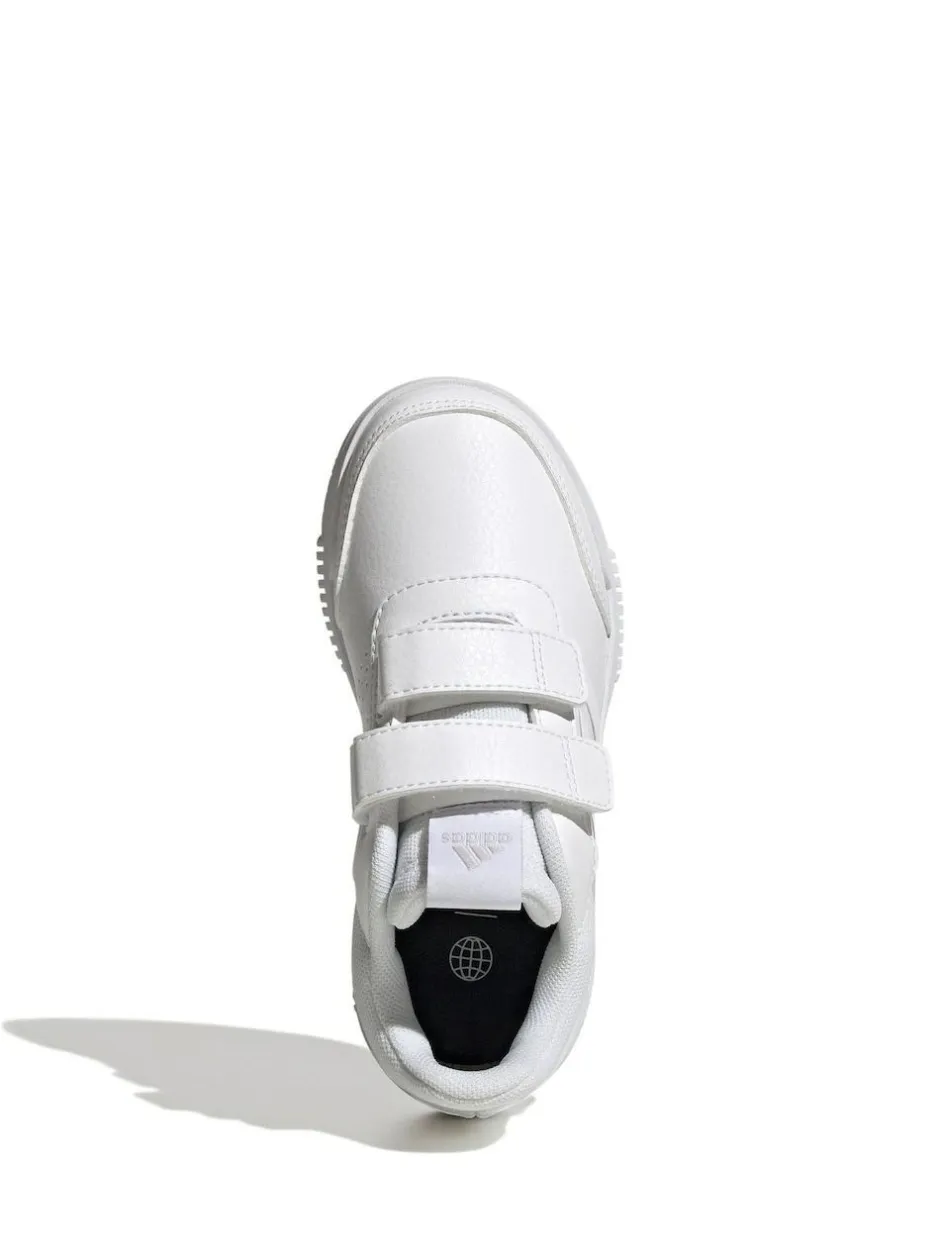 adidas White Hook and Loop Tensaur Kids Trainers Hot