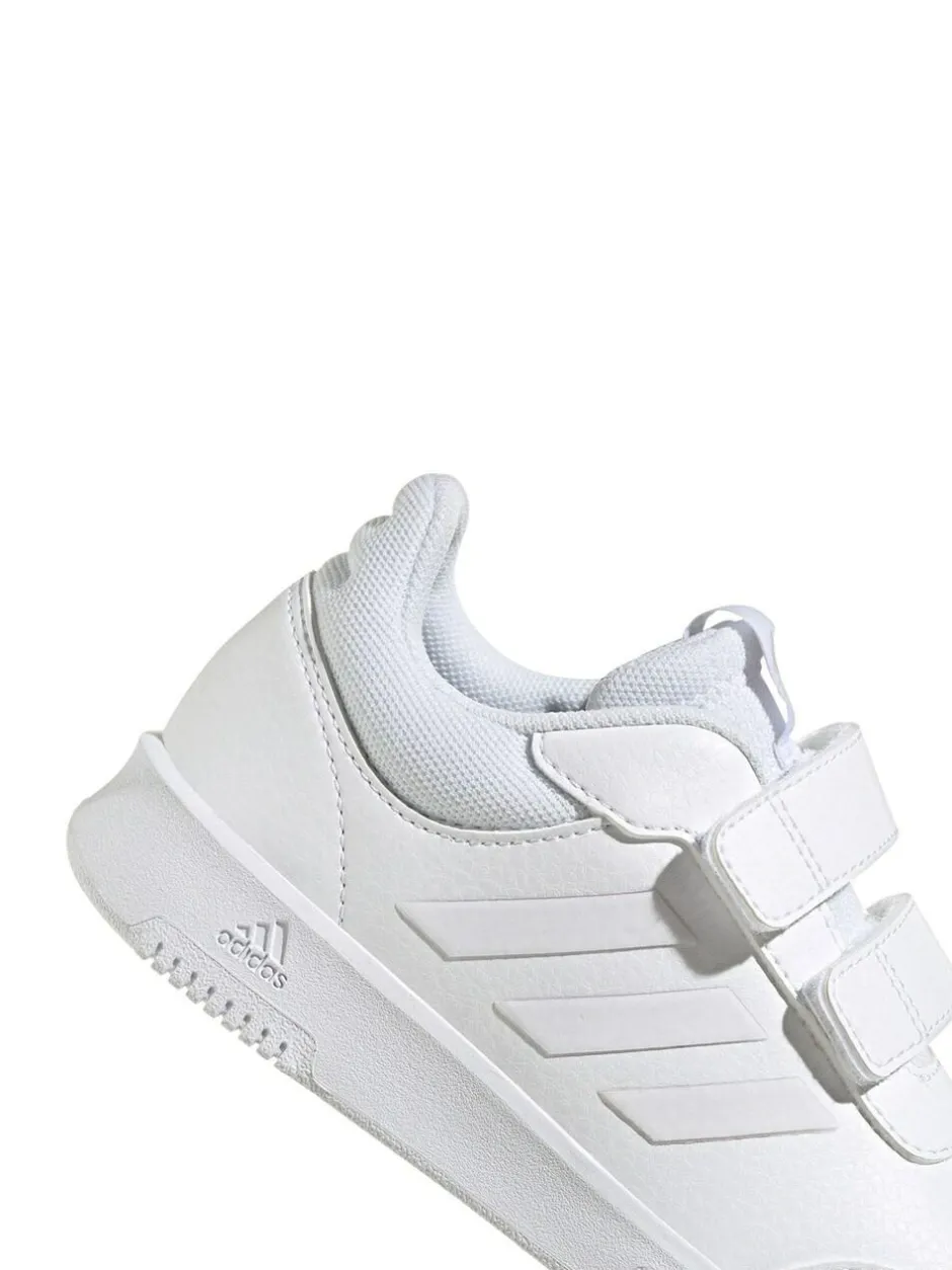 adidas White Hook and Loop Tensaur Kids Trainers Hot