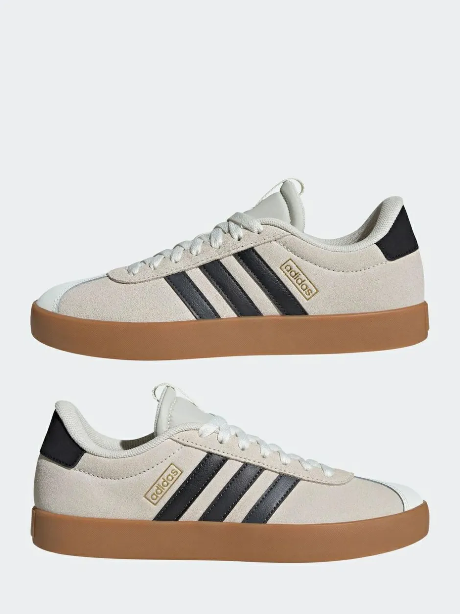 adidas White Off VL Court 3.0 Trainers Hot
