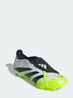 adidas White Predator League Fold-Over Tongue Firm/Multi-Ground Boots Discount