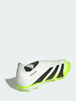 adidas White Predator League Laceless Firm/Multi-Ground Boots Best