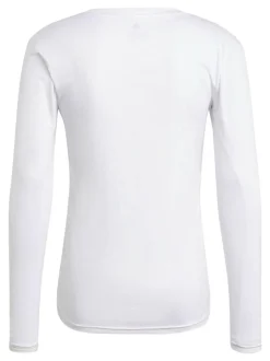 adidas Teamwear Base Layer Long Sleeve Top White New