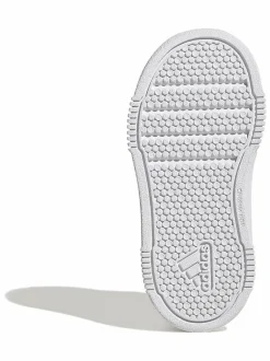 adidas White Tensaur Hook and Loop Infant Trainers