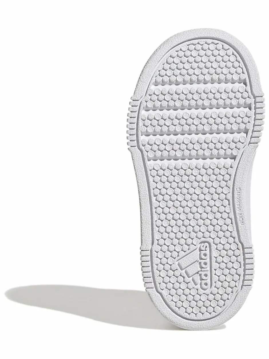 adidas White Tensaur Hook and Loop Infant Trainers