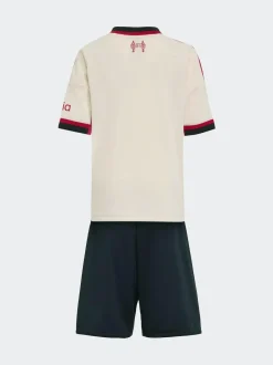 adidas White/Black Mini Kids Liverpool FC 25/26 Away Kit Discount