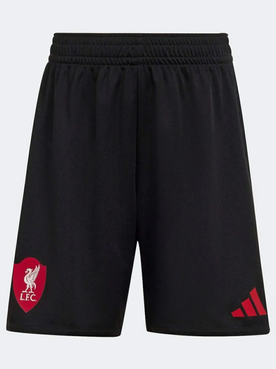 adidas White/Black Mini Kids Liverpool FC 25/26 Away Kit Discount
