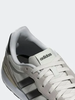 adidas White/Black Run 60s 4.0 Trainers Sale