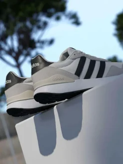 adidas White/Black Run 60s 4.0 Trainers Sale