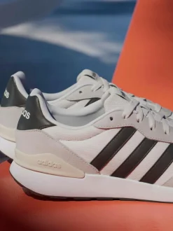 adidas White/Black Run 60s 4.0 Trainers Sale