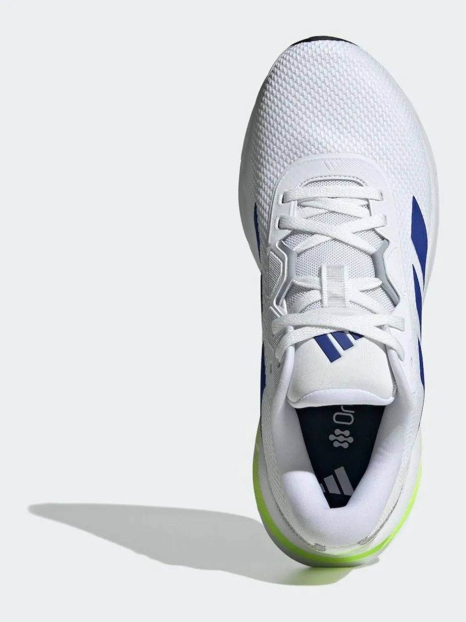 adidas White/Blue Galaxy 7 Running Trainers New