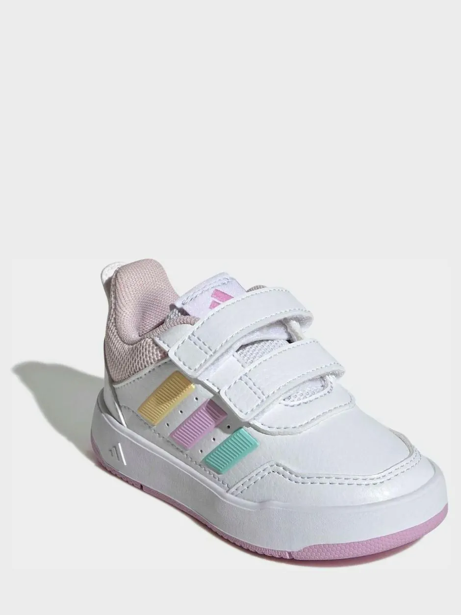 adidas White/Multi Tensaur Sport 3.0 Infant Trainers Clearance