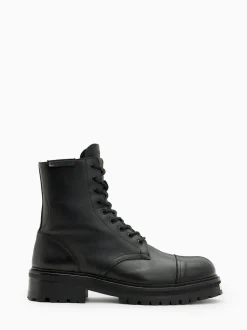 All Saints AllSaints Black Hank Boots Clearance