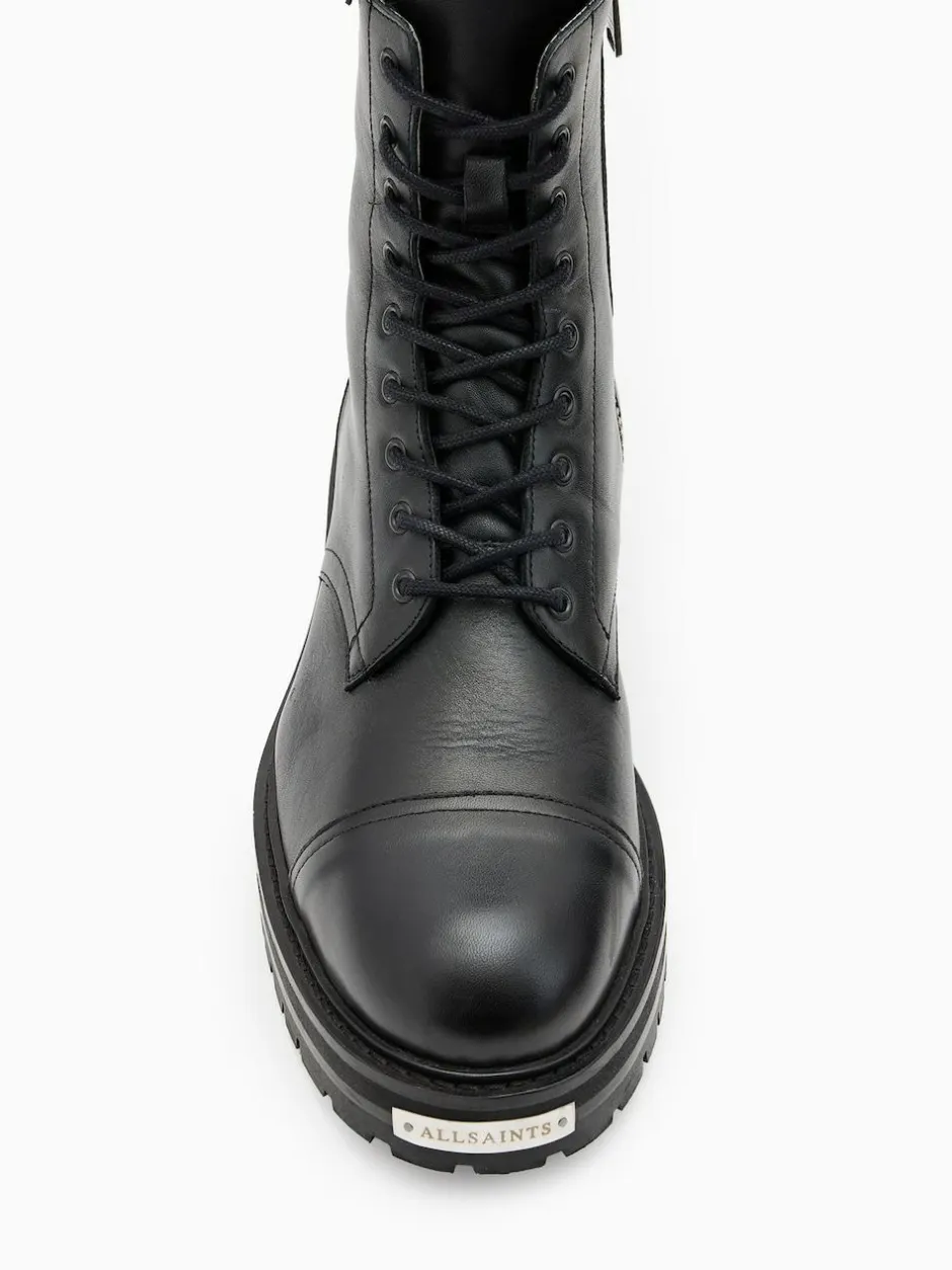 All Saints AllSaints Black Hank Boots Clearance
