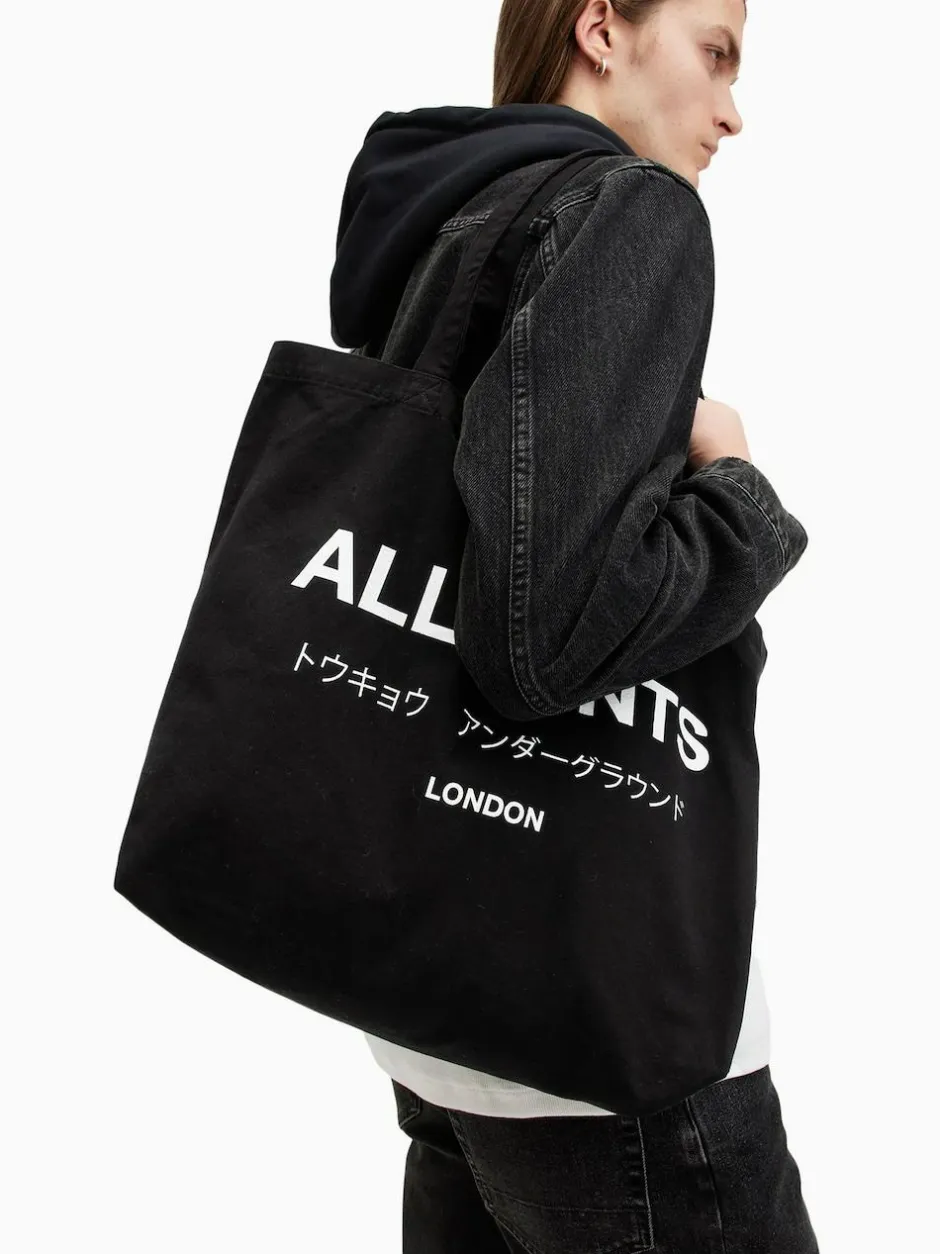 All Saints AllSaints Black Underground Tote Clearance