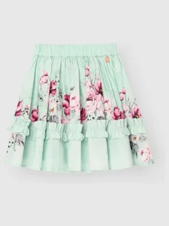 Angel & Rocket Green Nina Ruffle Hem Skirt Sale