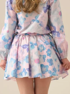Angel & Rocket Pink Celia Floral Corsage Skirt Outlet