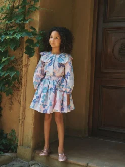 Angel & Rocket Pink Celia Floral Corsage Skirt Outlet