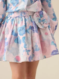 Angel & Rocket Pink Celia Floral Corsage Skirt Outlet
