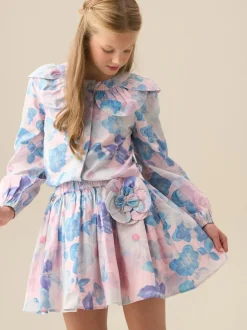 Angel & Rocket Pink Celia Floral Corsage Skirt Outlet