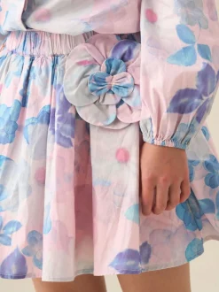 Angel & Rocket Pink Celia Floral Corsage Skirt Outlet