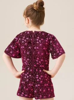 Angel & Rocket Red Nova Sequin Playsuit Hot
