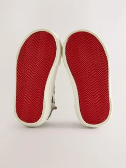 Next Animal Cow Print Standard Fit (F) High Top Trainers