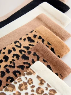 Next Ankle Socks 7 Pack Animal Print Discount